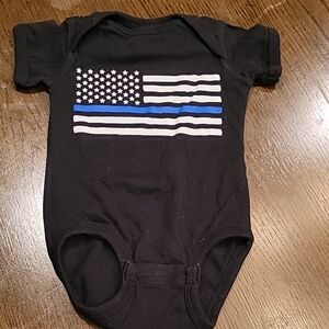 Black and Blue infant One Piece